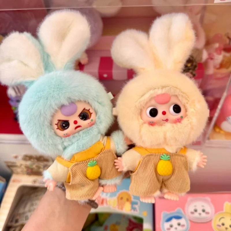 New Hot Baby Three Miniature Bunny Series Cute Blind Box Action Figures Novelty Children Toys Cartoon Decor Birthday Gifts - Image 4