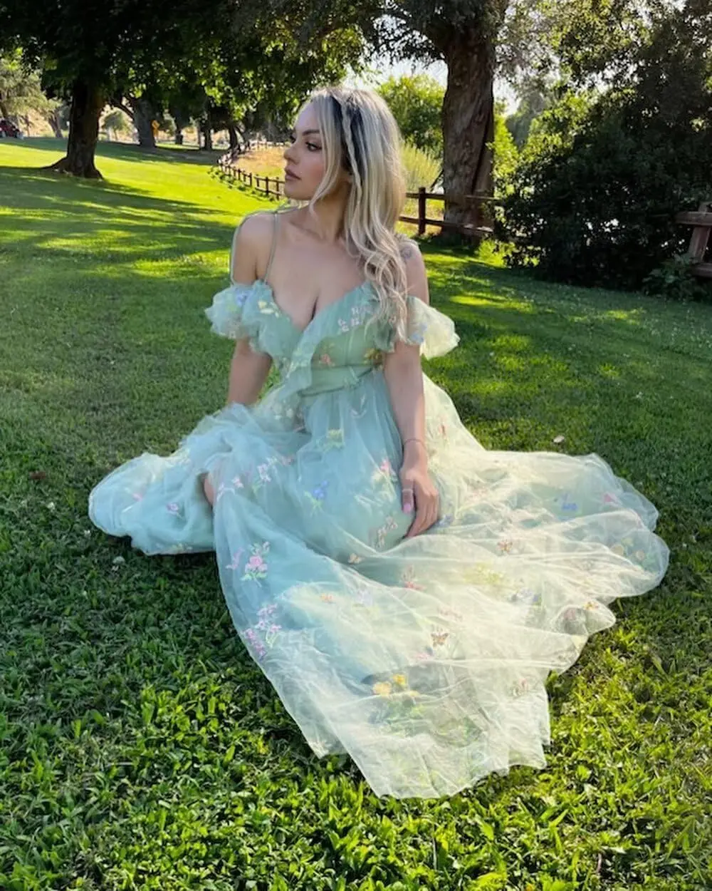 Bloemborduurwerk Tule Galajurken 2025, lange formele avondfeest, bloemenjurken, avondjurk