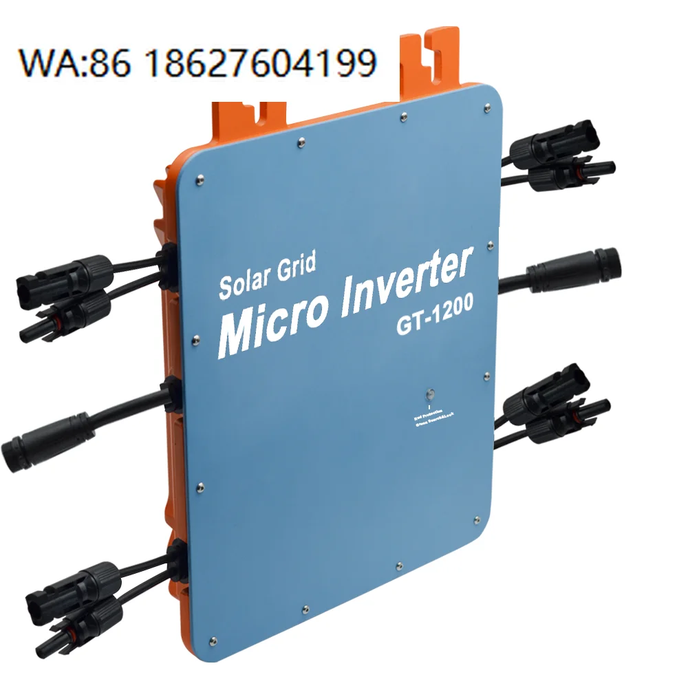Smart WIFI 800W Single Phase Micro Inverter VDE Certified IP66 95% Efficiency Grid Tie DIY Balcony Solar Device