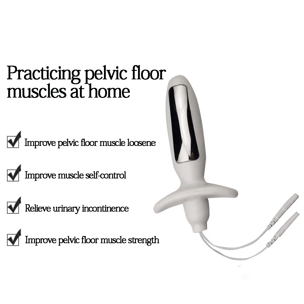 Vaginal Probe Electrodes for Pelvic Floor Exerciser Incontinence Use with TENS/EMS Machines Therapy Kegel Exerciser