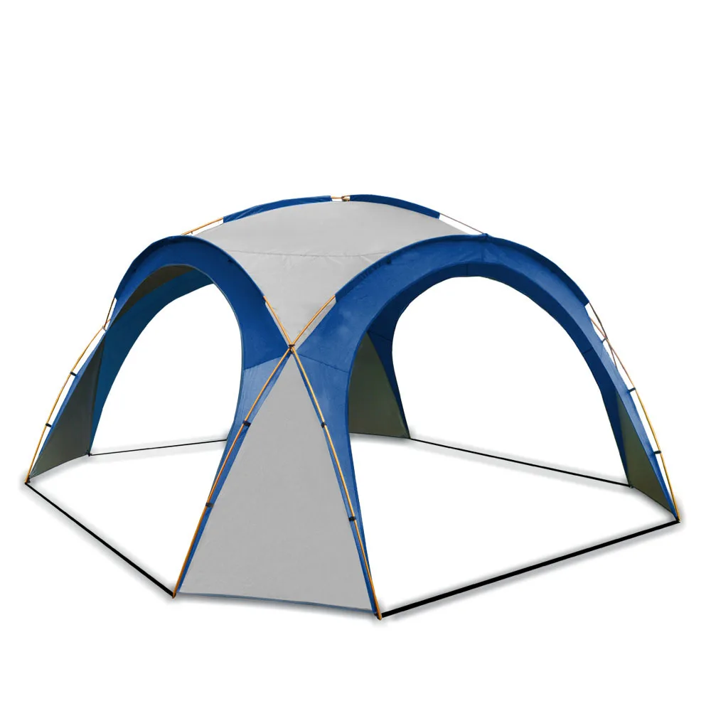

Big Space 8-10 Person Silver Coated New Design Rainproof Sunscreen Portable Outdoor Camping Tent