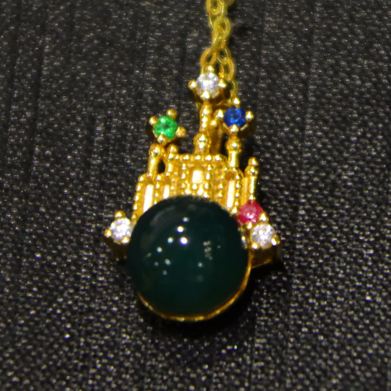 Unique 8x9mm Color-Changing Natural Blue Amber Pendant - An Anniversary Keepsake For A Loved One