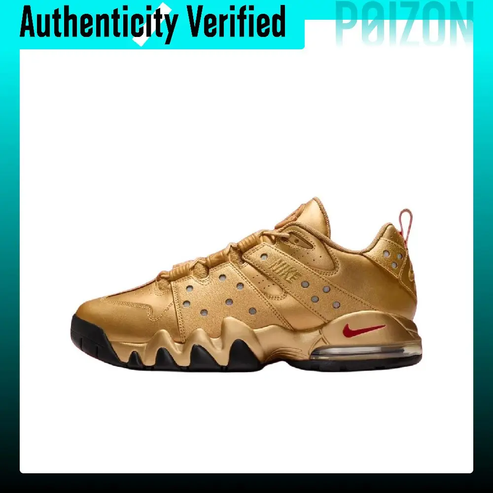 Nike x Supreme Air Max 2 CB 94 Low top Casual Shoes Unisex Gold Red IM4283-700