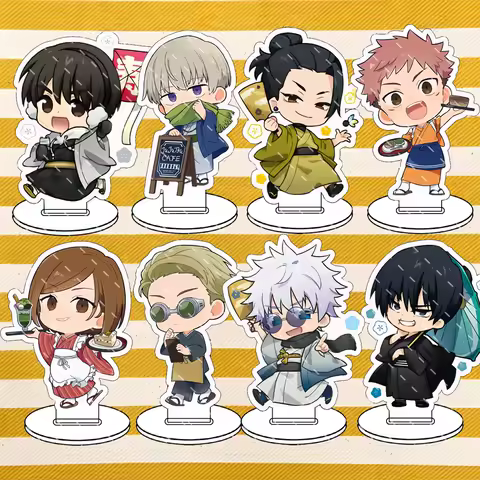 Anime Summe Collection Acrylic Itadori Yuji Fushiguro Toji Custom Pattern Christmas Halloween Keychain Gift