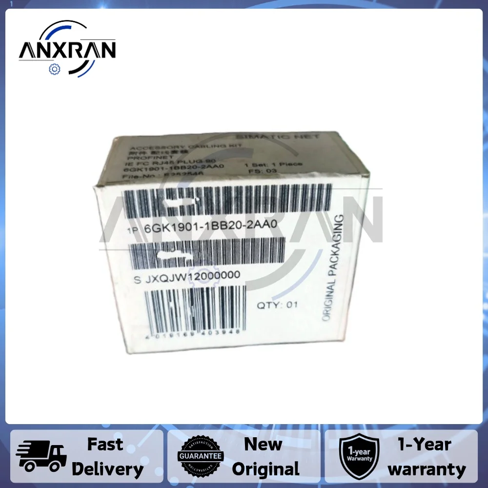 シーメンス用新品オリジナル-6gk1901-1bb20-2aa0-6gk19011bb202aa0-ie-fc-rj45-プラグ-90-2x2-plcモジュール