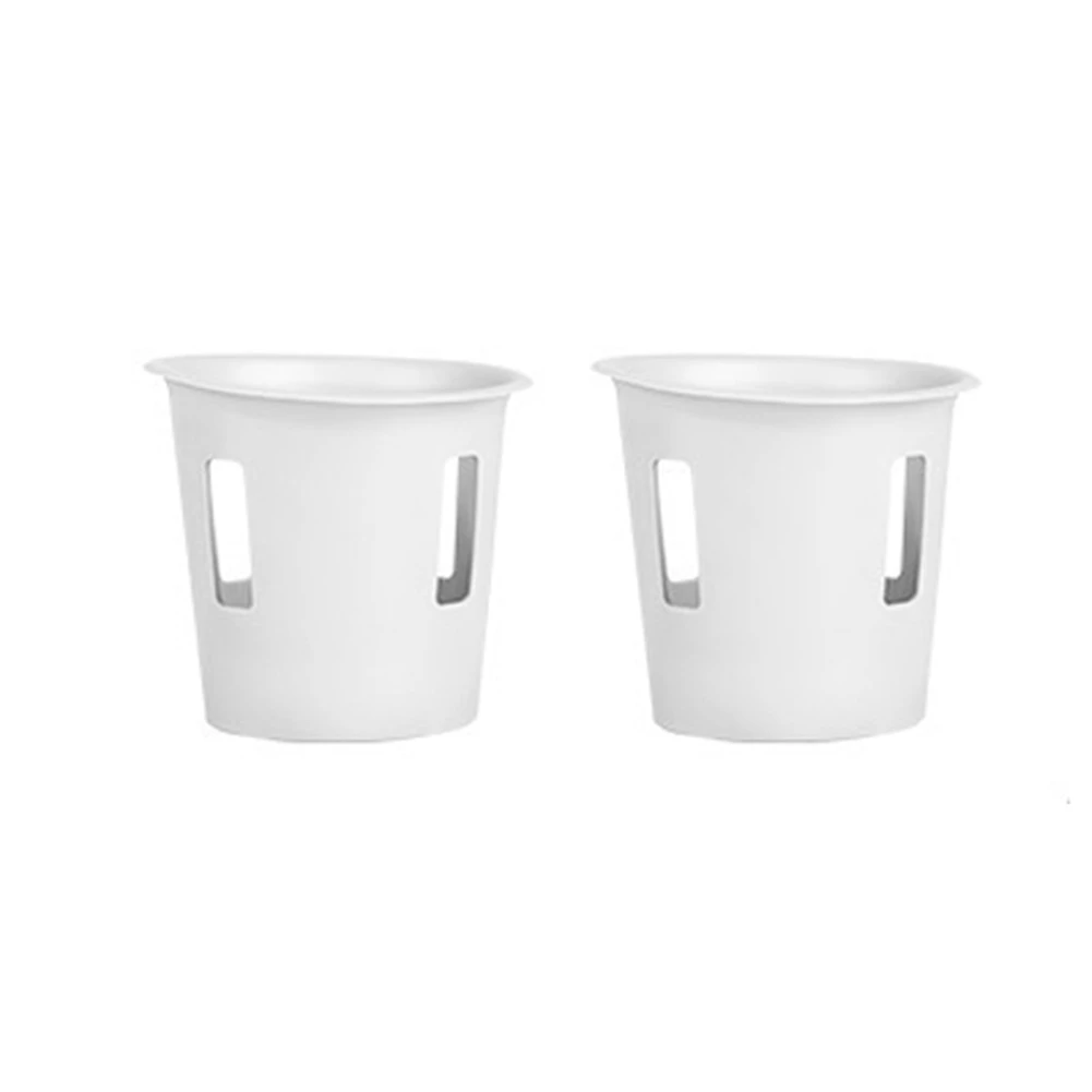 For Lixiang L7 L8 L9 2023 Silicone Car Center Water Cup Holder Pad Storage Box Decorative Parts, Front Row White