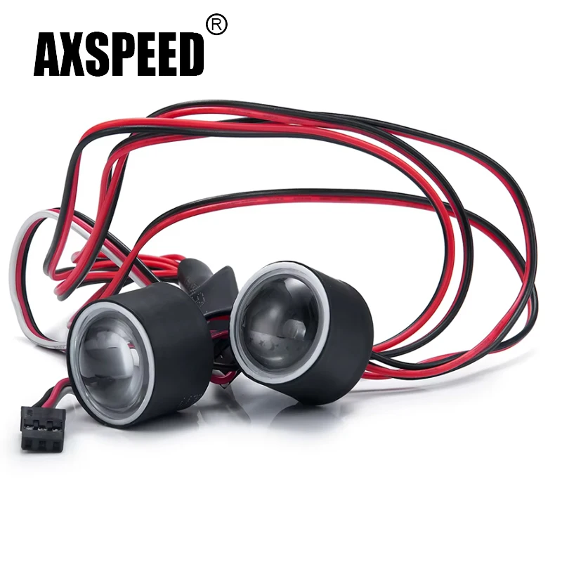 AXSPEED 22mm Angel Eyes Scheinwerfer LED Lampe Lichter Für 1/10 RC Crawler Auto Axial SCX10 AXI03007 AXI03006 Upgrade Teile