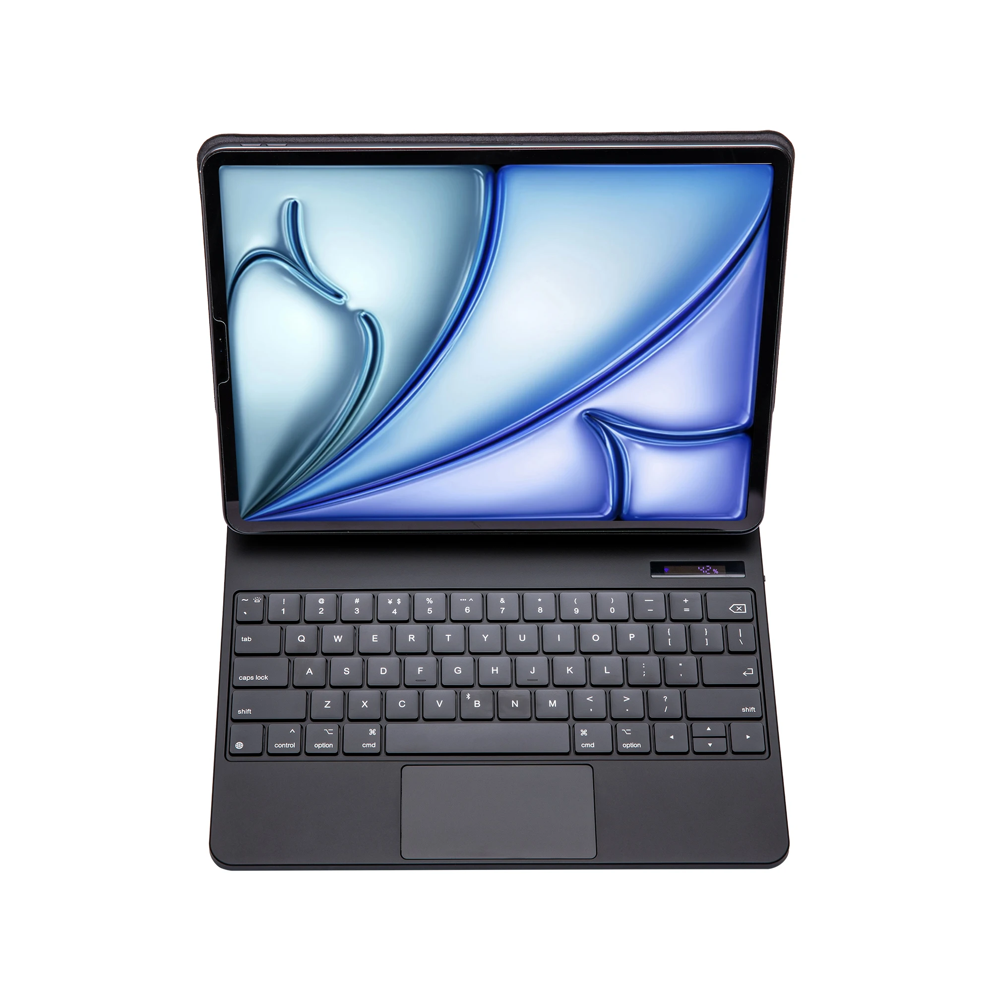 لوحة مفاتيح سحرية لجهاز iPad Pro 12.9 بوصة وAir 13 M2 2024، الجيل، لوحة تتبع لوحة المفاتيح المغناطيسية