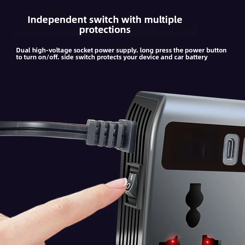 Car Inverter Converter 12v24v To 220v High Power Truck Car Charger Transformer Power Socket
