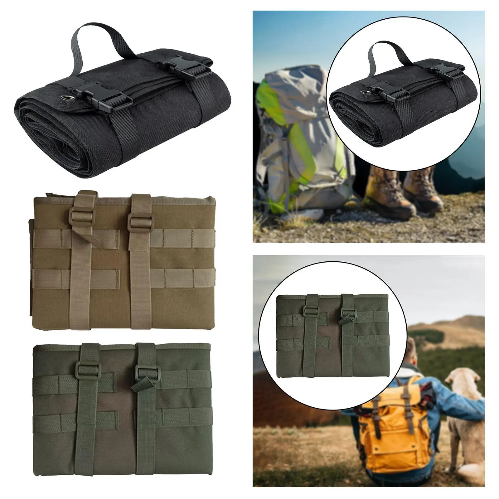 

Roll up Shooting Mat Resting Camping Blanket for Fishing Backpacking Outdoor