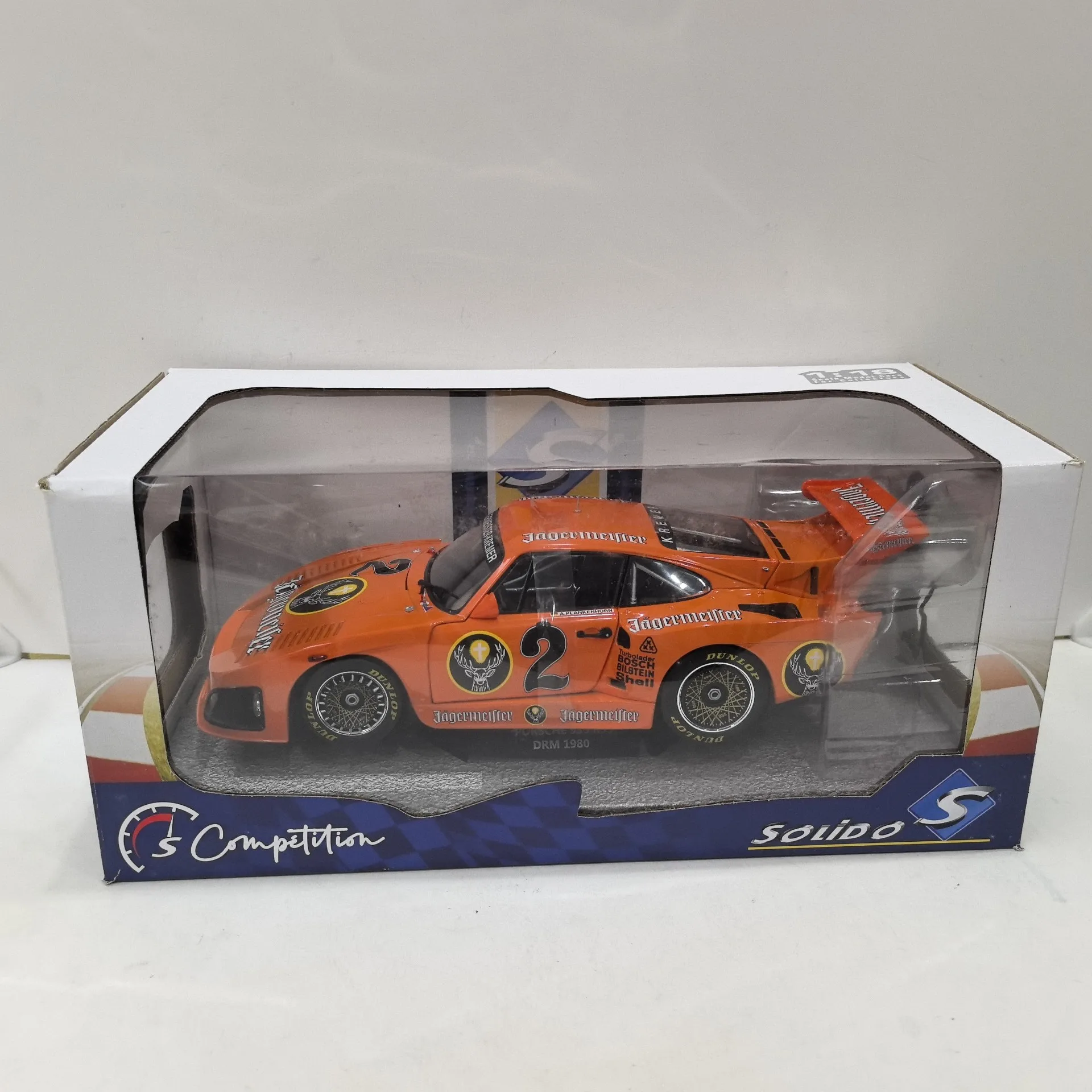Diecast SOLIDO 1/18 Scale PORSCHE 935 K3 DRM 1980 # 2, Porsche Racing Legierungsautomodell, Sammlerspielzeug, Geschenk, Souvenir-Display