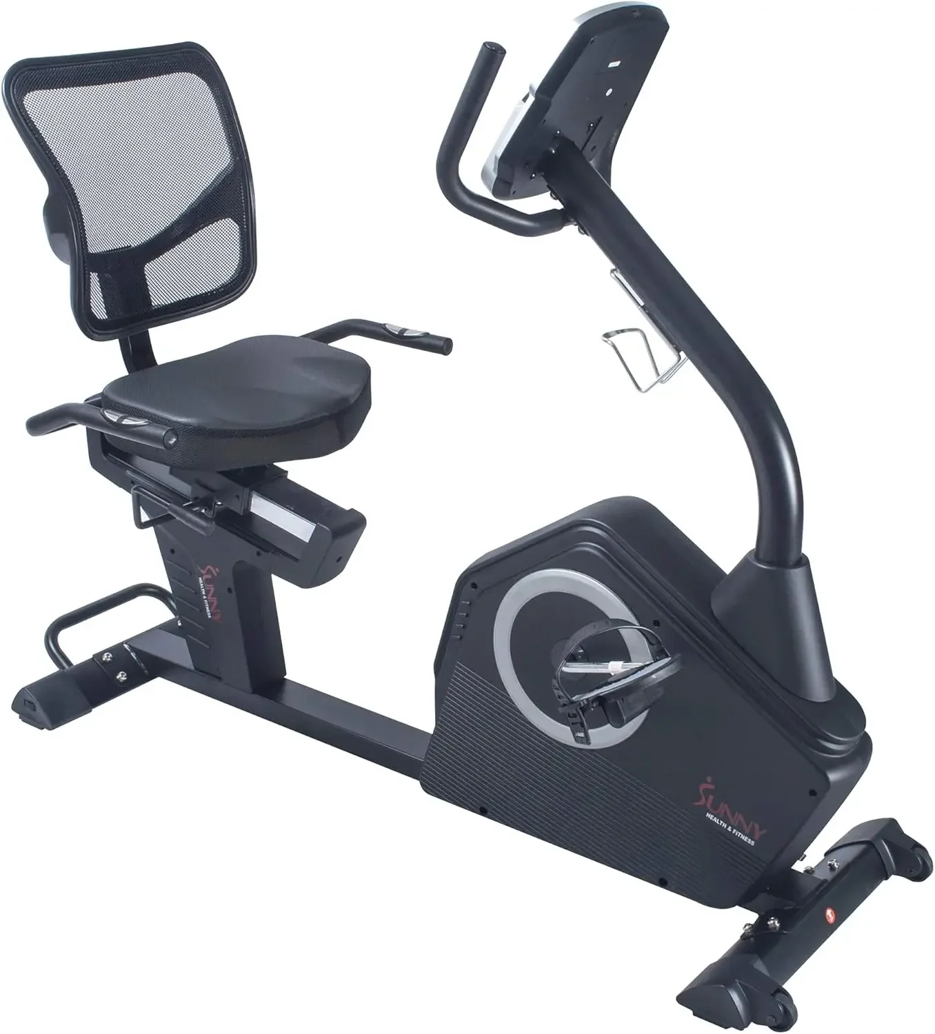 Programmierbares 16-stufiges Recumbent-Heimtrainer mit elektromagnetischem Widerstand für Gesundheit und Fitness, mit 24 voreingebauten Trainingsmöglichkeiten und