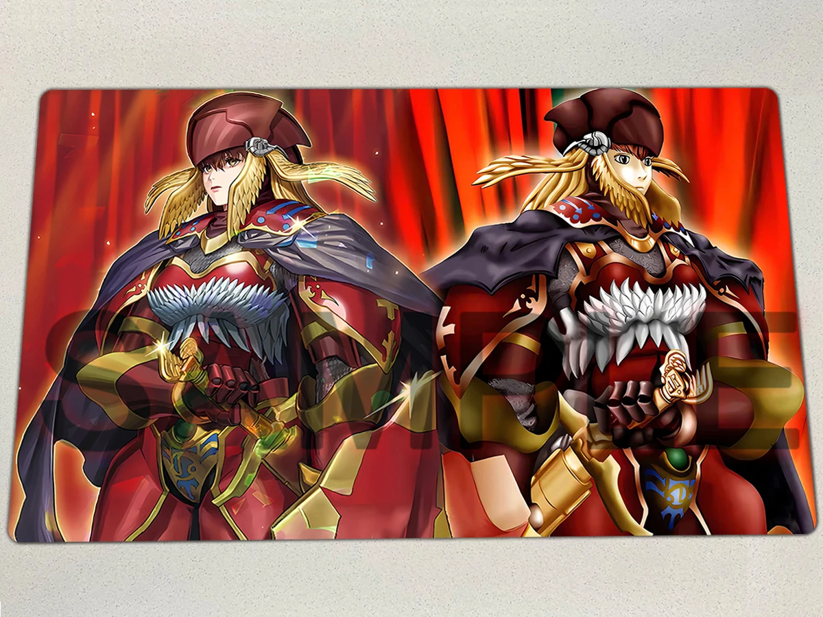 YuGiOh Playmat Command Knight TCG CCG Mat Board Game Trading Card Game Mat Anime Mouse Pad Rubber Gaming Pad Free Bag 60x35cm