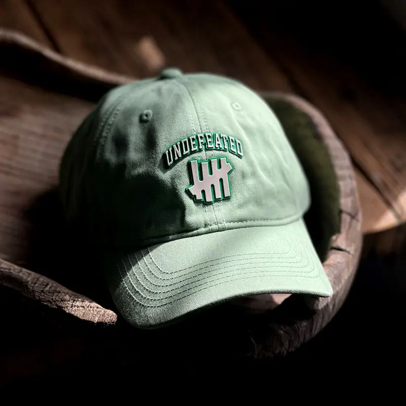 Personalized Five Stripes Rubber Letter Soft Top Deep Crown Baseball Cap Unisex Couple Summer Outdoor Hat​