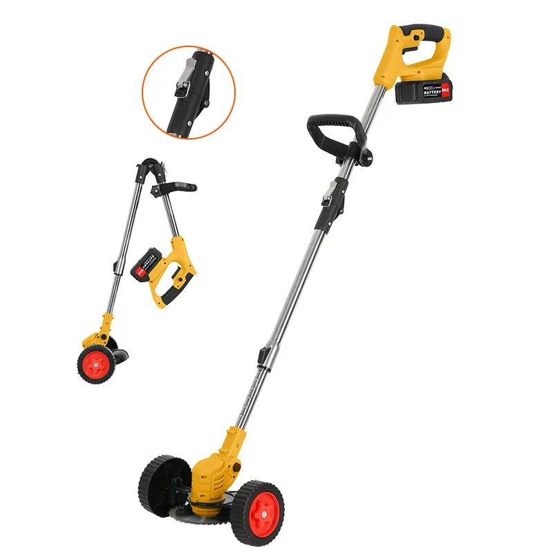 2025 الكهربائية اللاسلكية لتقوم بها بنفسك جزازة العشب الاعشاب الآكل العشب الانتهازي بطارية قاطعة الفراشي اللاسلكية لقطع الأعشاب الضارة