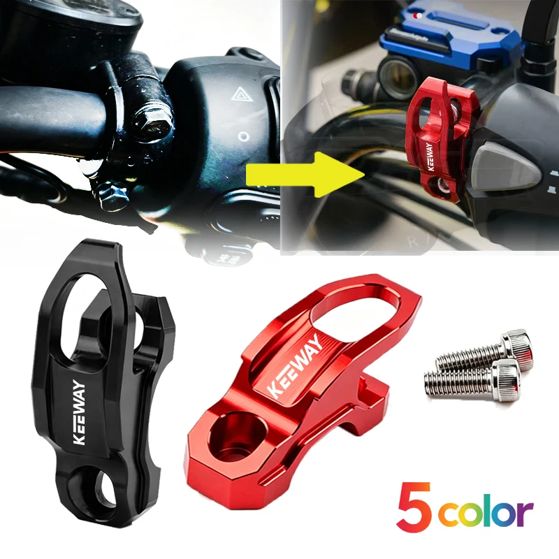 Motorcycle Handlebar Helmet Duffel Bag Storage Hooks For Keeway superlight 125 Hurricane 50 Vieste 125 300 RKF 125 RKS/RKV 125