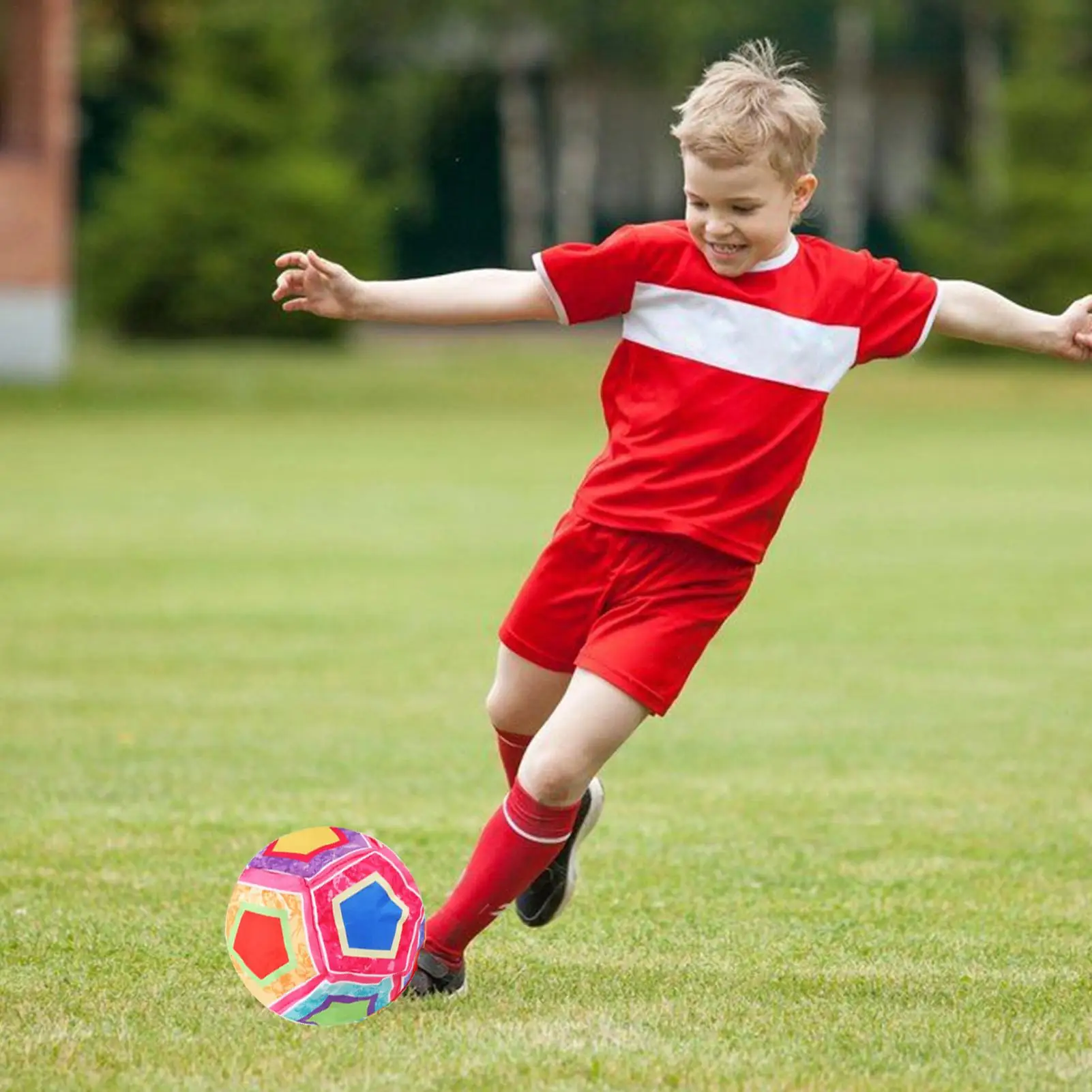 Equipamento de treinamento de futebol, treinador de futebol com cabo elástico e saco, bola esportiva de rebote para habilidade de provocação, habilidades de chute