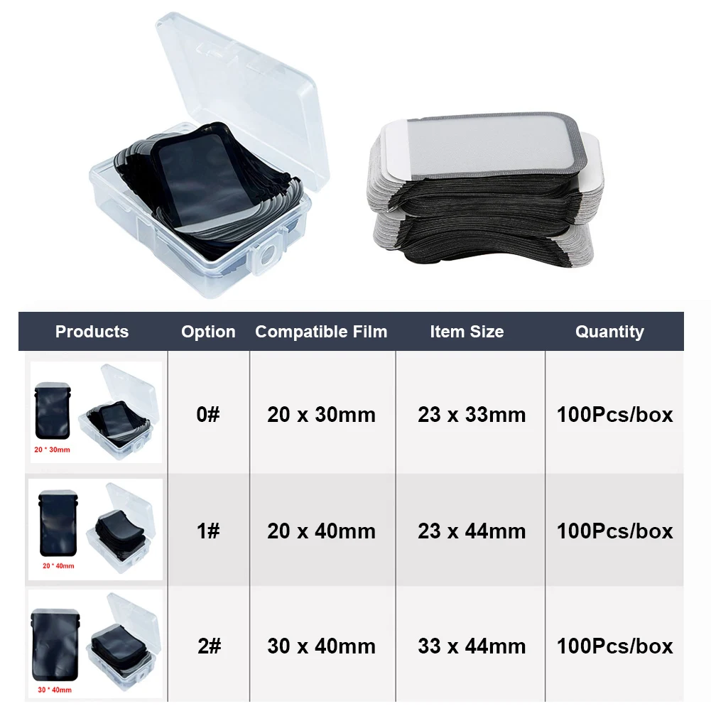 100Pcs Disposable Dental Lab Digital X-ray Scan Barrier Envelope XRay Film Protective Pouch Phosphor Plate Sensor Bag Consumable