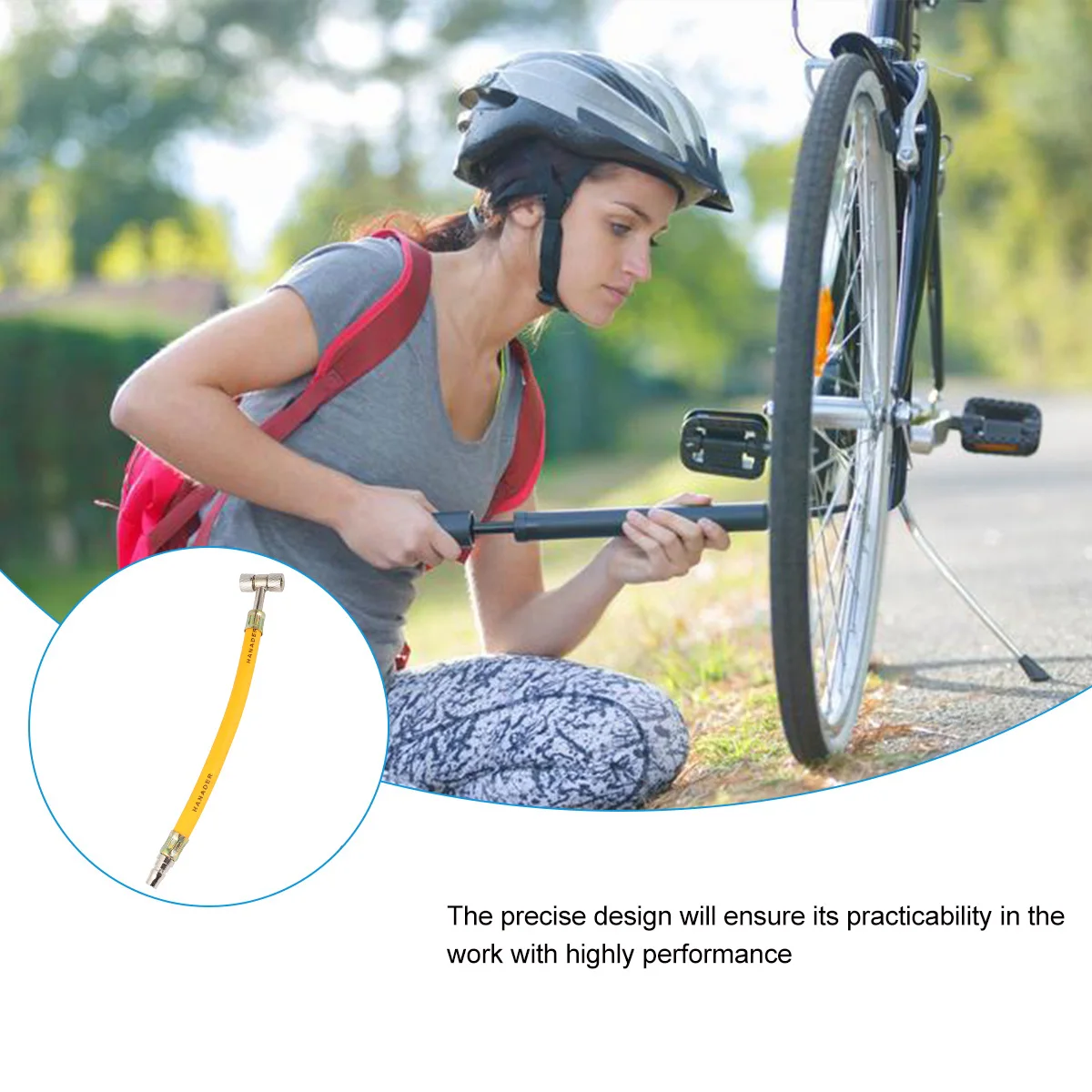 

Multifunctional Inflation Head Tire Connector Air Input Adapter for Car Bike Motorcycle Durable Lightweight Portable Tire Repair