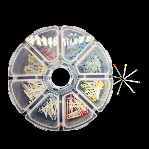 Imagen 2 del producto Poste de fibra Dental de varios tamaños con Kit de taladro, tornillo recto, poste de resina de fibra de vidrio de cuarzo, materiales restauradores de dientes de conducto radicular