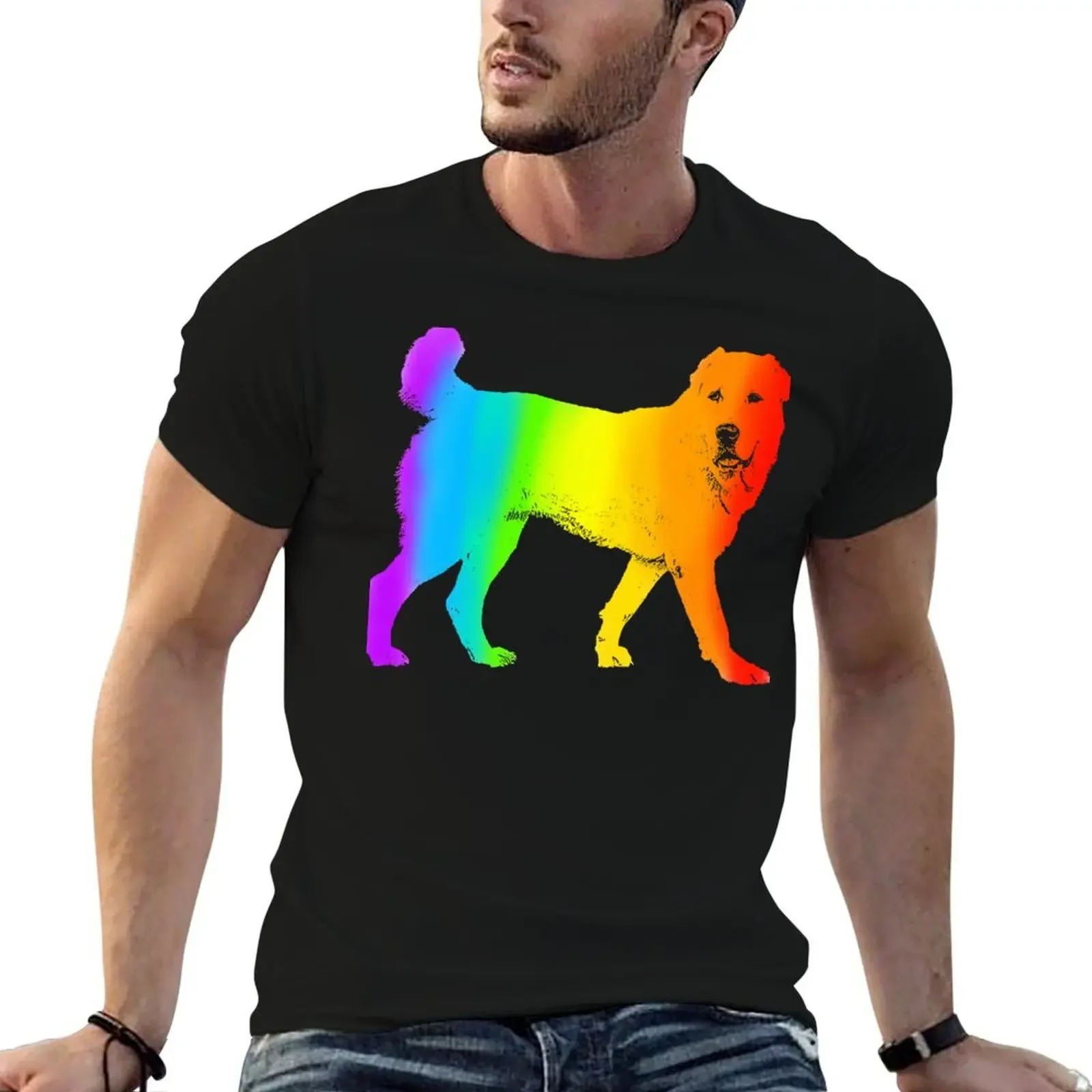 Central Asian Shepherd Dog T-Shirt vintage man clothes shirts graphic tee mens white t shirts