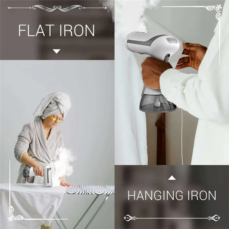 ABBZ-Portable Garment Steamer Hand-Holding Steam Cleaner For Clothes Ironing Machine For Cloth Hanging Steamer US Plug