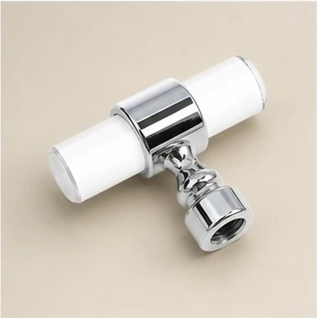 T-Shaped Clear Acrylic Drawer Pulls for Kitchen Cabinets, Dressers, Wardrobes, Dorm & Office Furniture
