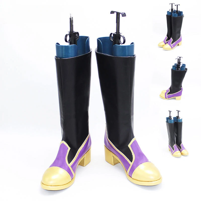 

Anime Game Twisted Wonderland Cosplay Long Boots Custom Male Girl Party Halloween Carnival Day Cosplay Shoes Women Cool