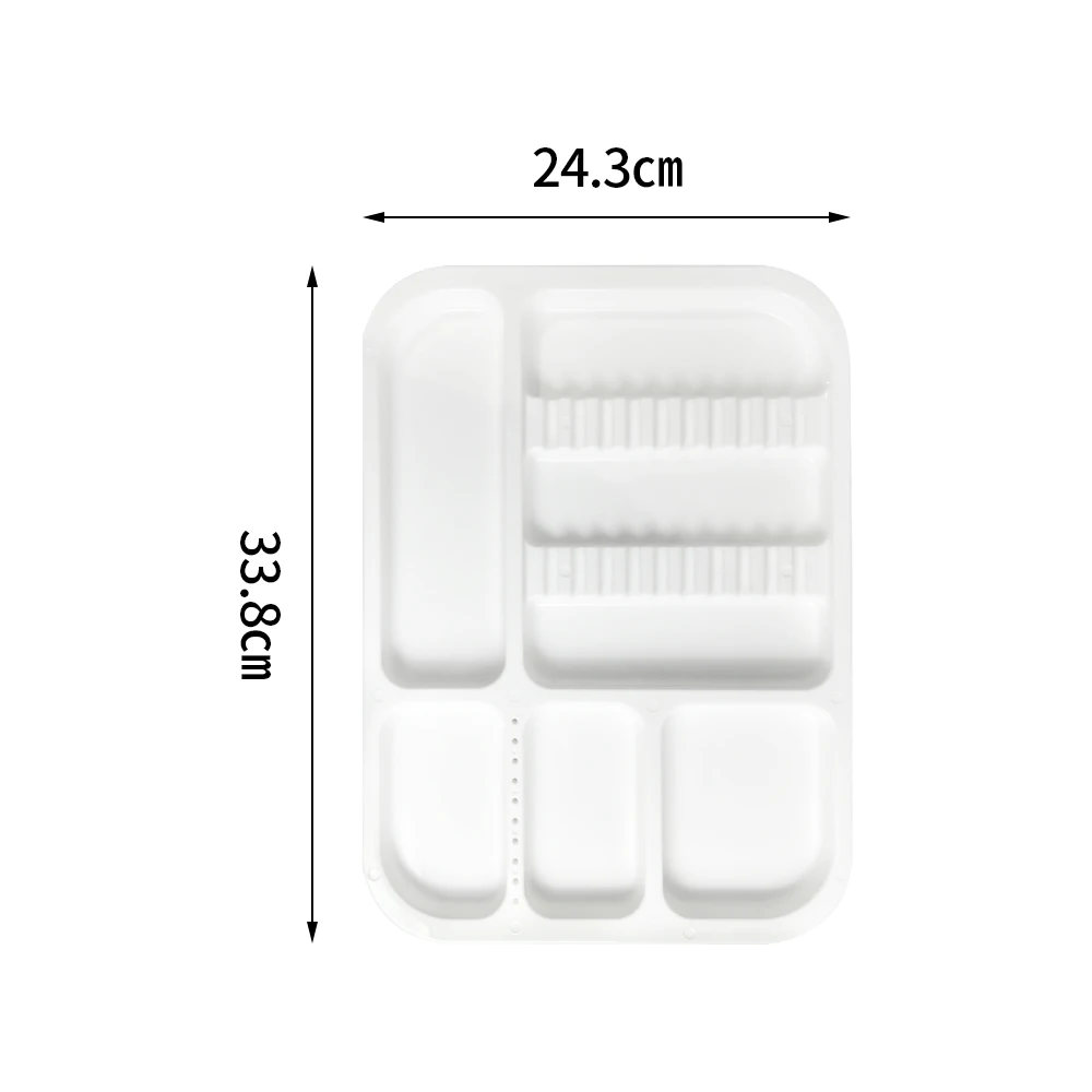 Medische Chirurgische Desinfectie Schotel Tandheelkundige Mond Spiegel Pincet Sonde Plastic Instrumentenbak Verdeeld Split Tandarts Plaatsingsdoos