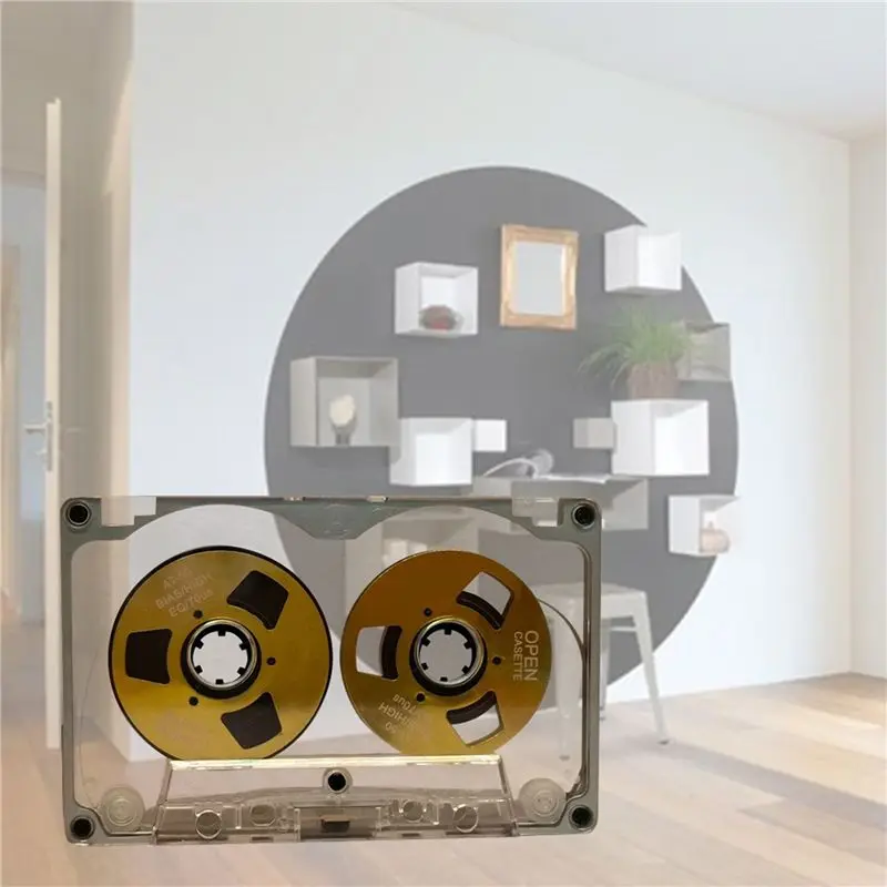 B04C-3X 55 Minute Blank Tape Disk Double-Sided Metal Small Open Disk Blank Cassette Tape Tape Disk, E