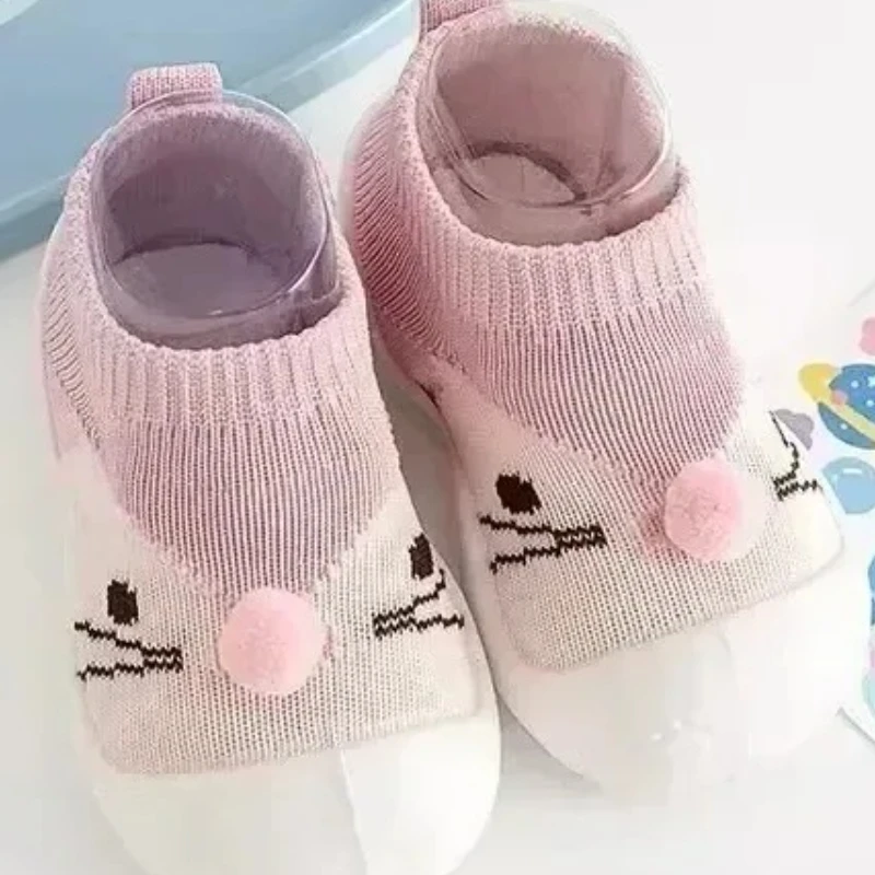 

Милая летняя стильная весенне-осенняя новая детская обувь для детей 1-3 лет, нескользящая обувь на мягкой подошве с героями мультфильмов, туфли-лодочки для малышей