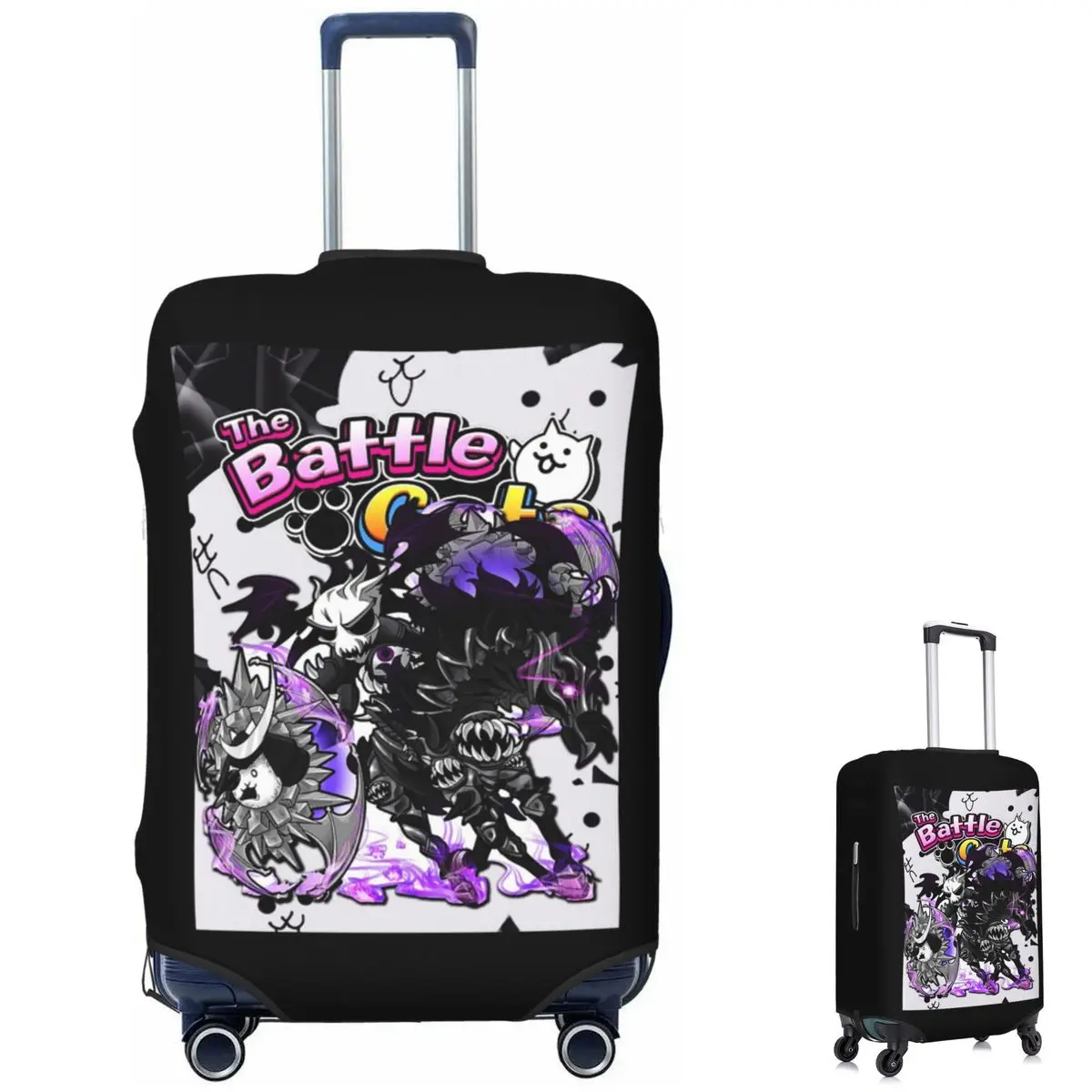 Battle Cats - Miko Mitama Capa de proteção elástica para mala de viagem Capa protetora de bagagem para 18-32 polegadas