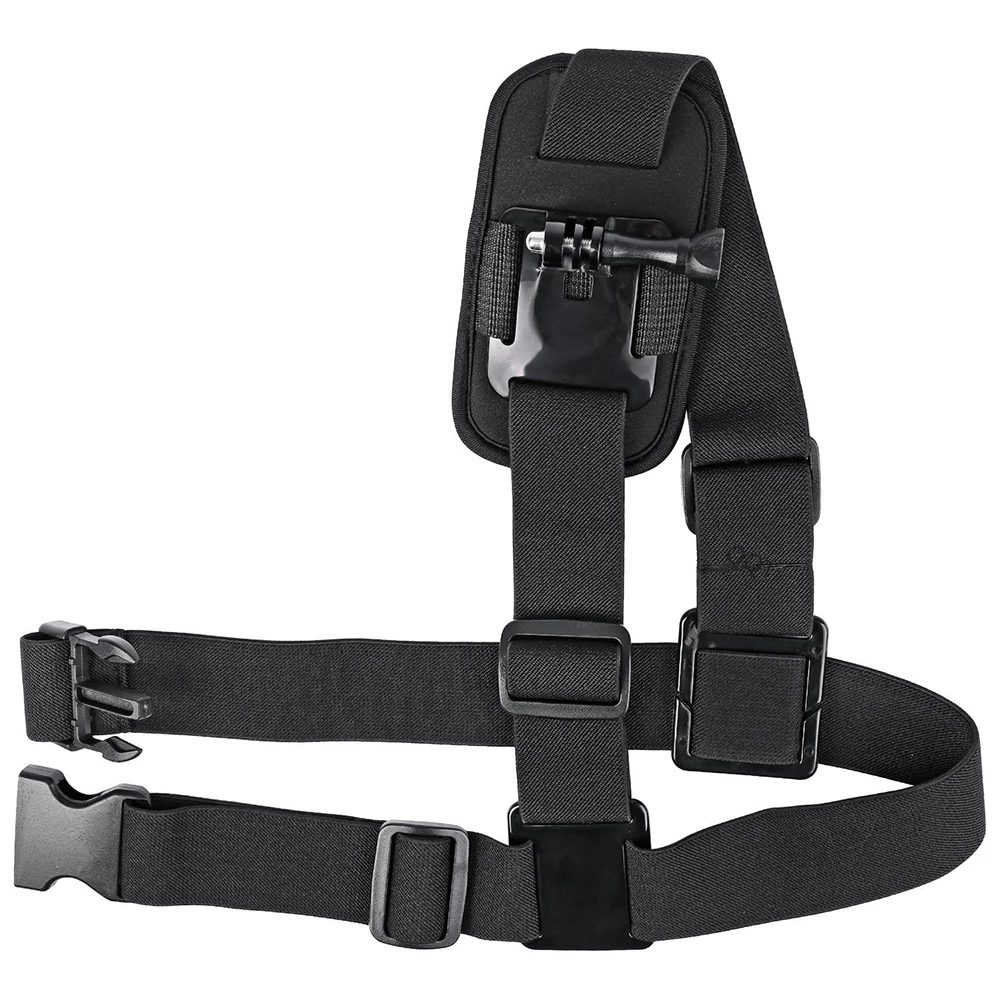 QQT for Accessories Gopro Shoulder Strap Mount Chest Harness Adapter For Go Pro Hero11 10 9 8 7 6 5 4 3Black Edition Xiaomi Yi