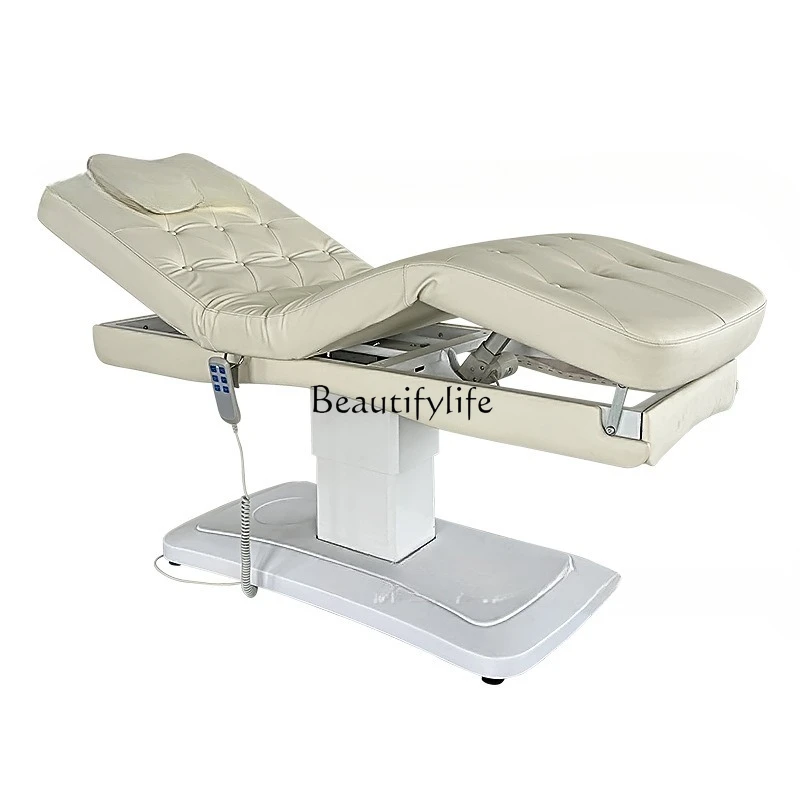 01-Electric beauty spa massage bed facial management examination bed
