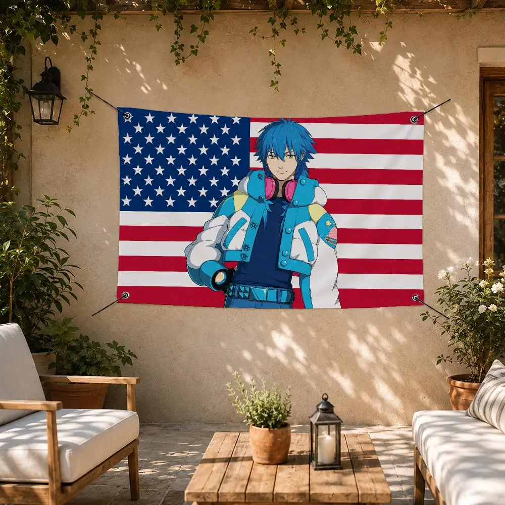 Bold Game DRAMAtical Murder Flags Room Bedroom Home Outdoor Wall Hanging Concert Printed Background Decoration Art Banne