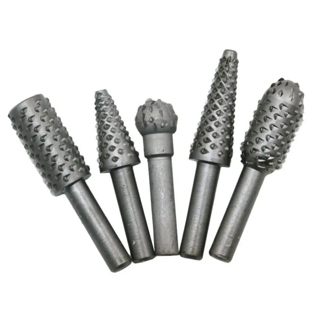 Imagem -05 - Krachtige Peças Rasp Rotativo Hss Cabeça de Moagem Ferramenta Elétrica Carpintaria Cortador Brocas Rotativo Arquivos Artesanato Shank 4
