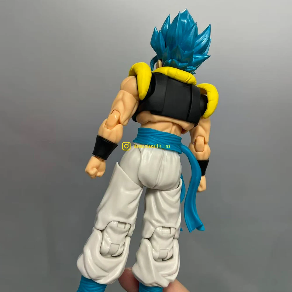 Demoniacal صالح Gogeta الشكل لعبة دراغون بول SHF بطل الفالس في نهاية المطاف الرقص Gogeta عمل الشكل تحصيل نموذج تمثال لعبة هدية #2