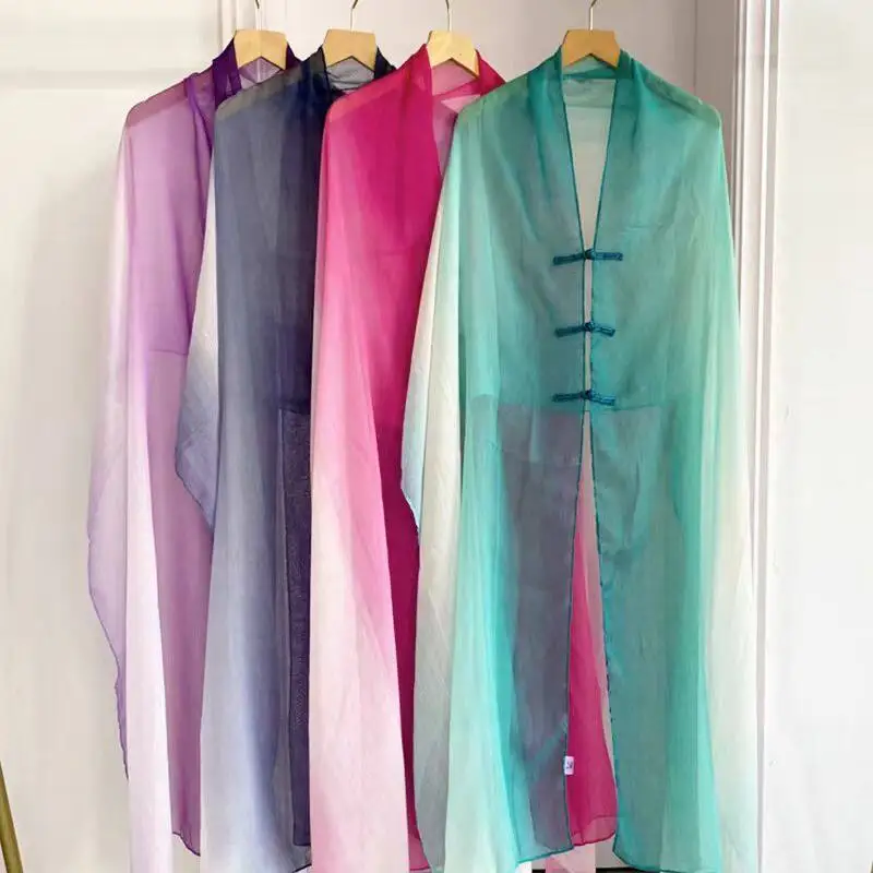 Retro Ethnic Sun Protection Shawl for Summer Travel Vacation Photography - Extra Long Versatile Outerwear Bestseller