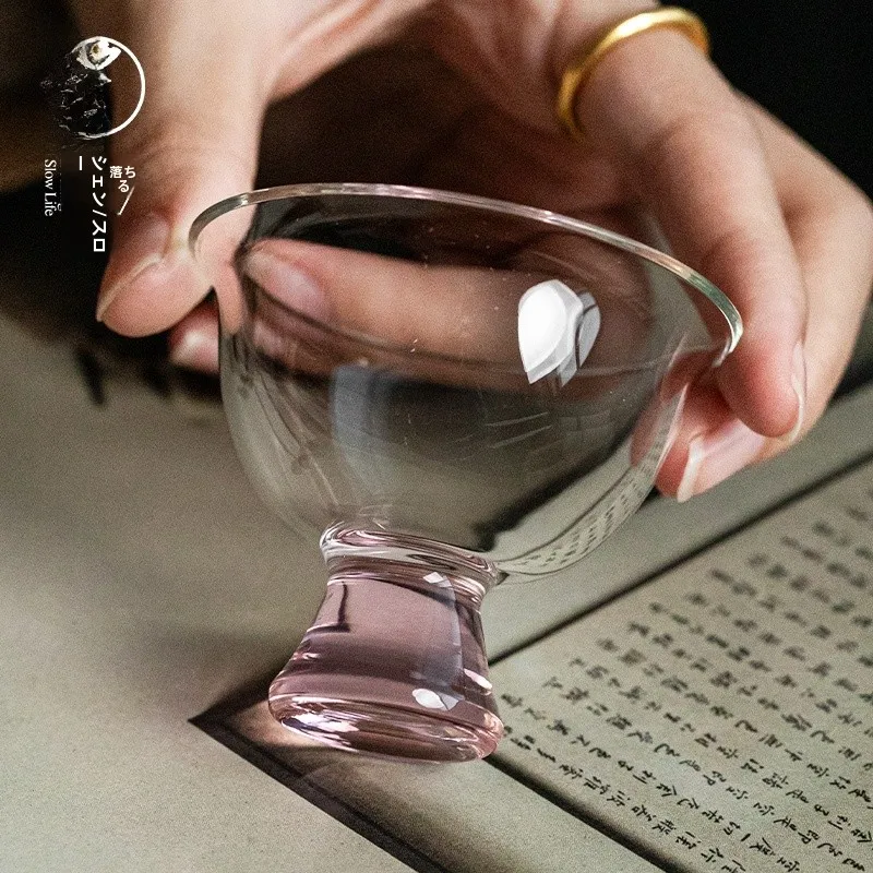 

High Borosilie Glass Tea Cup for Men And Women Master Cup Premium Quali Single Person New Sle Drinking Ute...