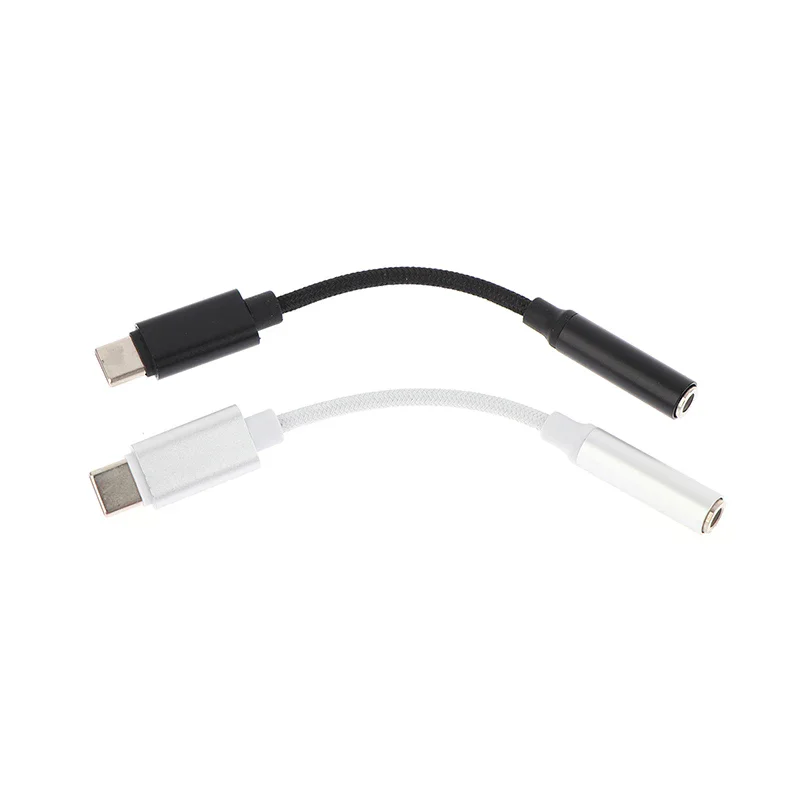 USB Type C To 3.5mm Aux Adapter Type-c 3 5 Jack Headphone Earphone Cable Converter For Phone Digital Audio Adapter Cable