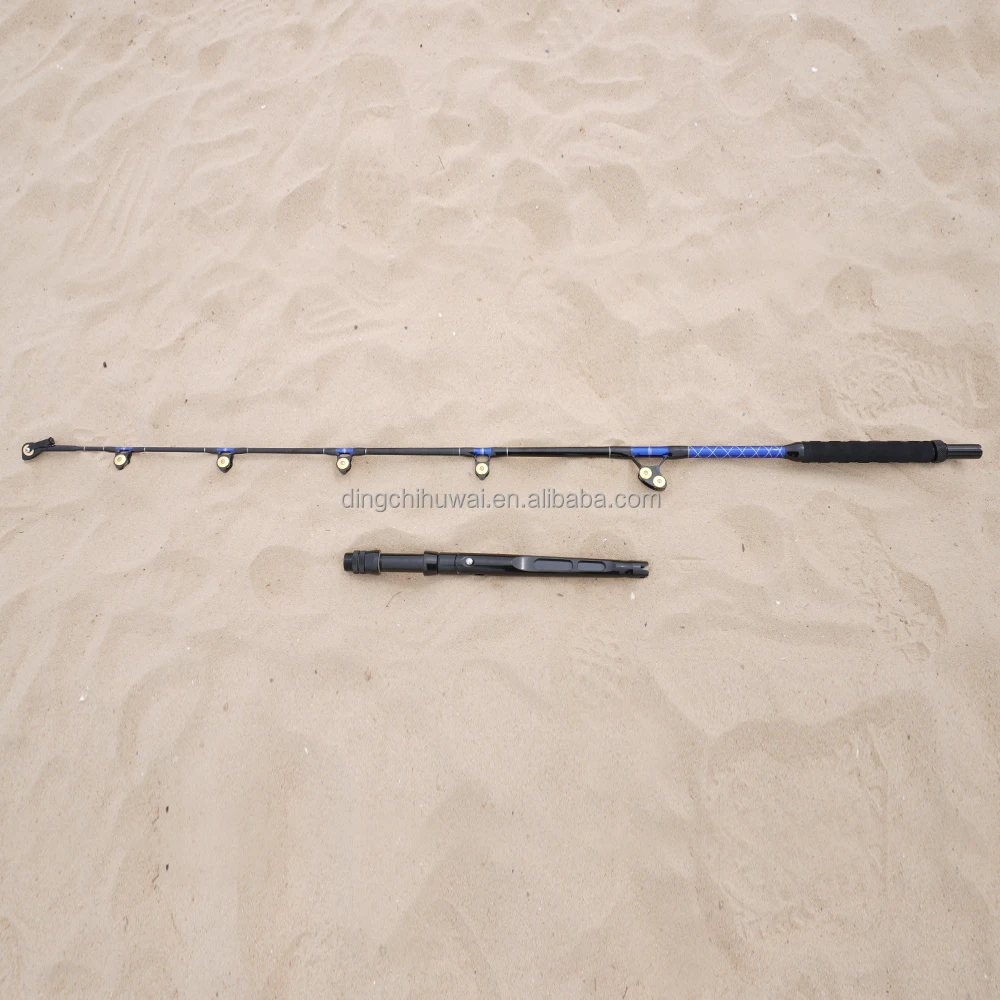 

Custom High Quality 130lb-210+lbs Big Game Trolling Rod for Durable Salt Water Tuna Fishing Fast Glass Composite Boat Use