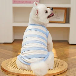 Chaleco a rayas para perro – ropa de verano suave y ligera