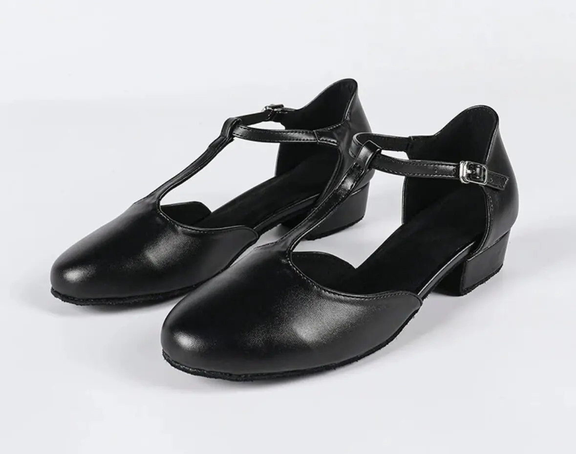 Loogtshon Women's Latin Dance Jazz Salsa Shoes Skin Tint Material Fashionable High Heels 6cm Sneakers for Dancing