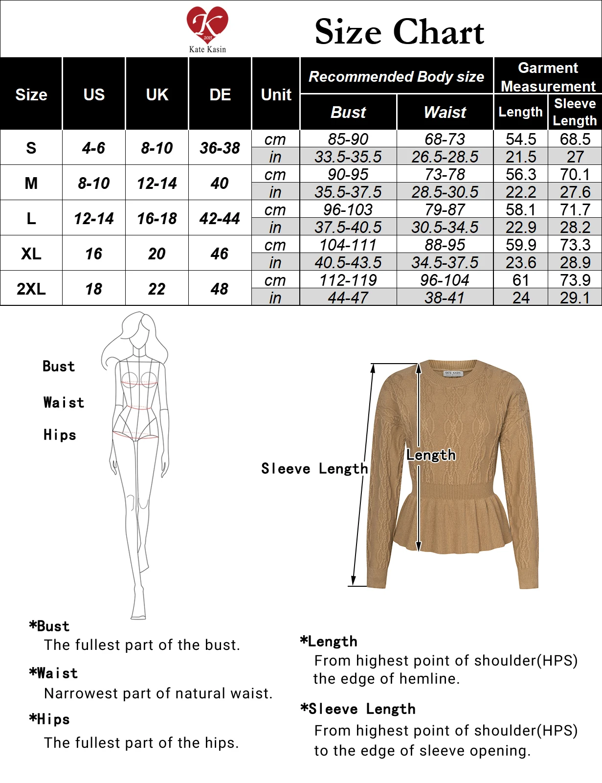 KK-suéter ajustado con dobladillo para mujer, jersey con hombros caídos, cuello redondo, cintura definida, primavera y otoño