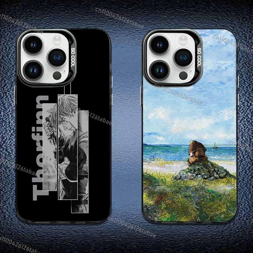 

V-Vinland S-Sagas Manga Phone Case For iPhone 17,16,Pro,Max,e,15,14,Plus,13,12,Mini,11, Matte Colored Silver Luxury Cover