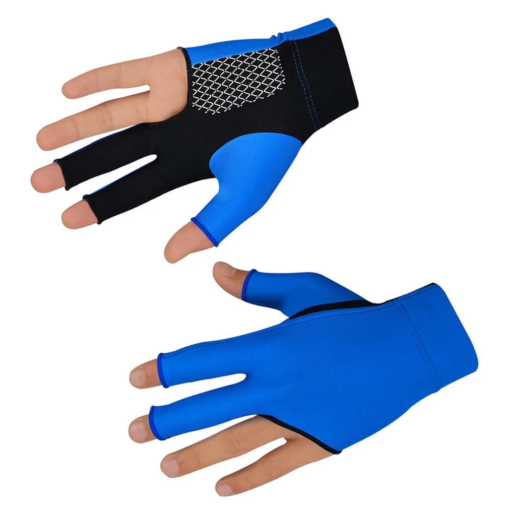 

Fingerless Gloves Billiards for Men Mechanics Mens Pool Heavy Duty Right Hand Training