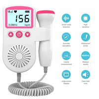 Battery Fetal Heart Rate Detector 3.0M Fetal Heart Rate Detector Home Measurement For Pregnant Women Fetal Doppler No Radiation