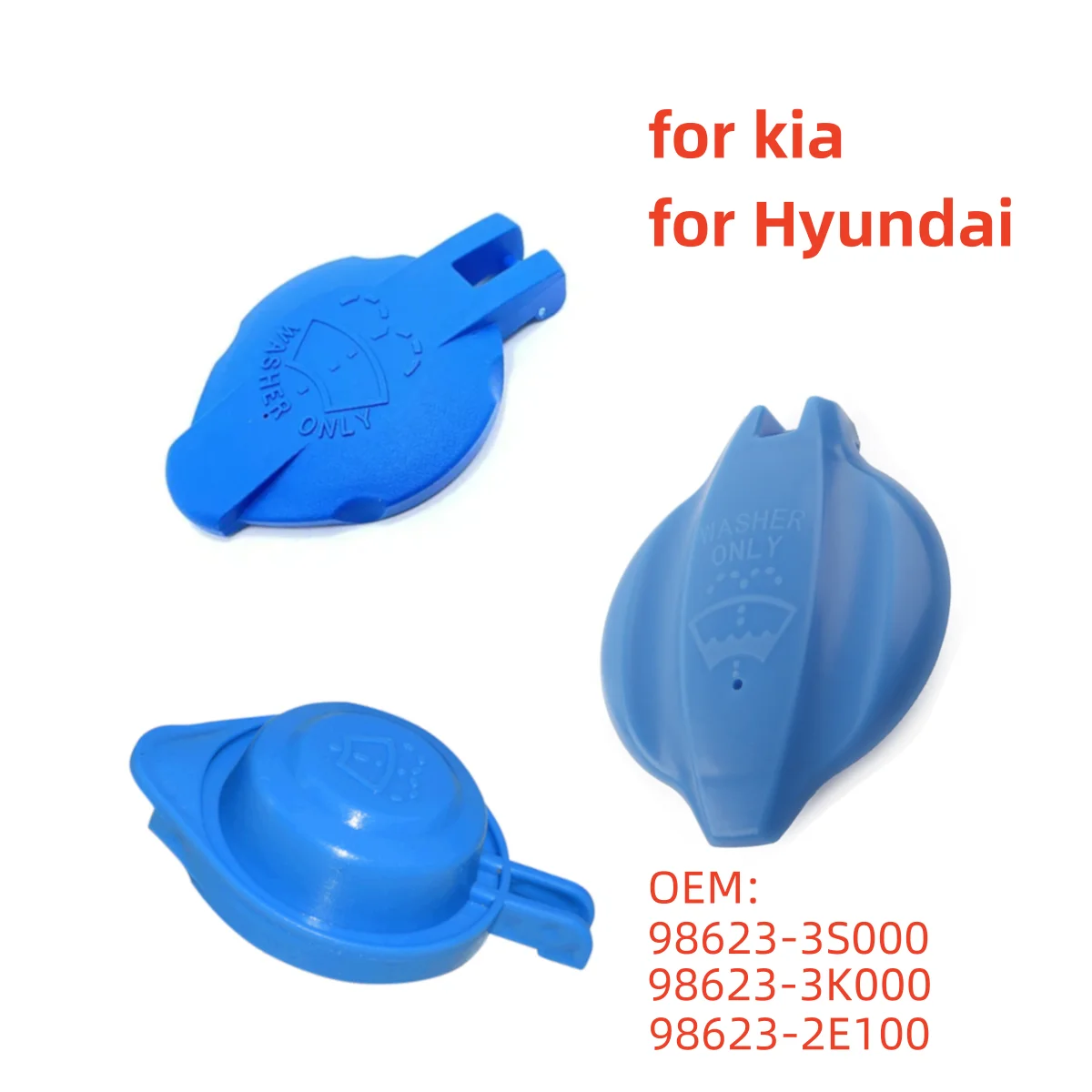 for Kia for Hyundai Car Windshield Wiper Washer Fluid Reservoir Cover Water Tank Bottle Lid Cap