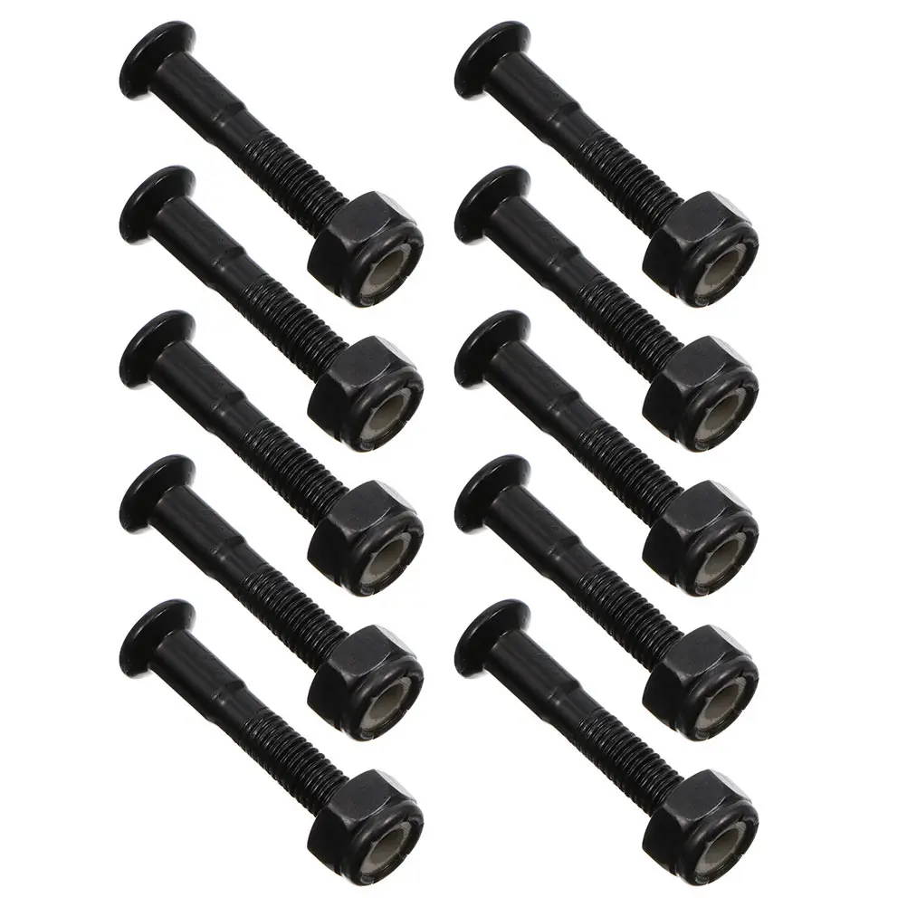 

Sets Skateboard Bridge Nails Lightweight Steel 40 Bolts 40 Nuts Replacement Mounting Hardware Accessories Practical Use