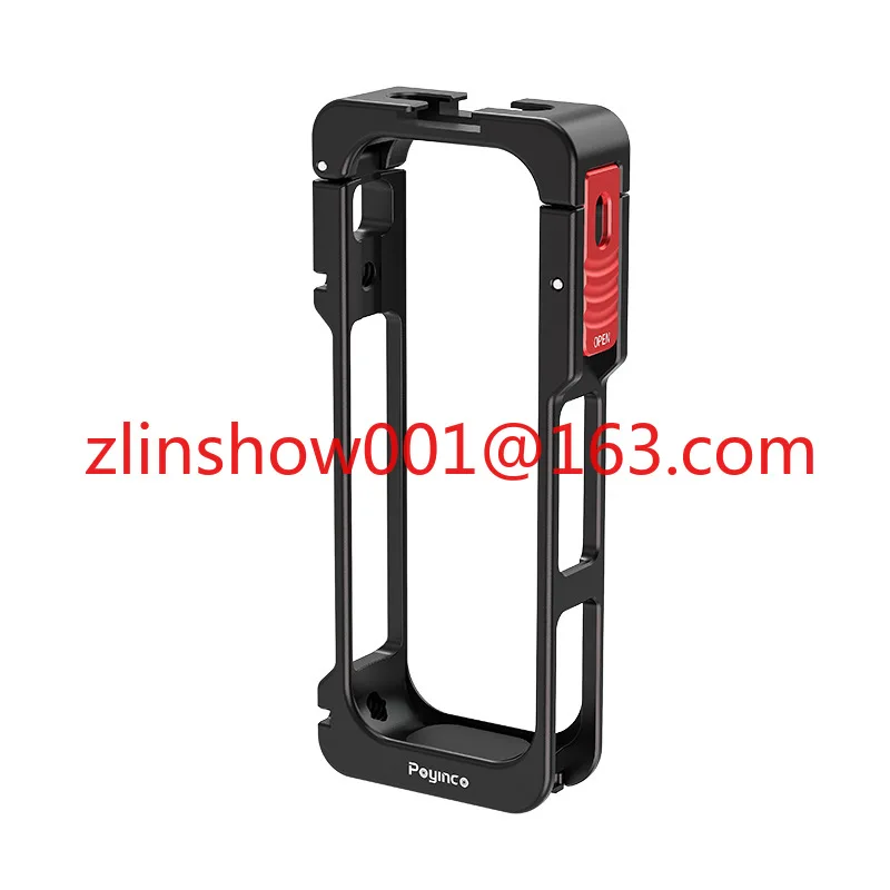 Suitable for Shadow Stone Insta360X5 camera rabbit cage, aluminum alloy all-inclusive X5 camera protection expansion frame